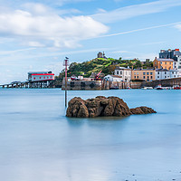Buy canvas prints of Tenby Harbour Long Exposure 1 by Steve Purnell