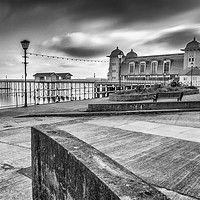Buy canvas prints of Moody Penarth Pier 3 by Steve Purnell