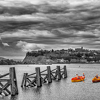 Buy canvas prints of Little Rowers At Cardiff Bay by Steve Purnell