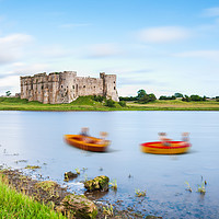 Buy canvas prints of Little People At Carew Castle 2 by Steve Purnell
