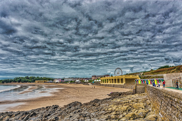 Dramatic Barry Island Picture Board by Steve Purnell