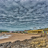 Buy canvas prints of Dramatic Barry Island by Steve Purnell