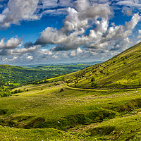 Buy canvas prints of Brecon Beacons Panorama by Steve Purnell