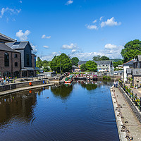 Buy canvas prints of Brecon Canal Basin 2 by Steve Purnell