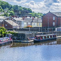 Buy canvas prints of Brecon Canal Basin 4 by Steve Purnell