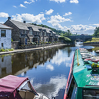 Buy canvas prints of Brecon Canal Basin 5 by Steve Purnell