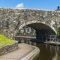 Buy canvas prints of Bridge 167 Brecon Canal Basin by Steve Purnell
