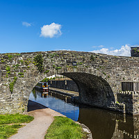 Buy canvas prints of Bridge 166 Brecon Canal Basin by Steve Purnell