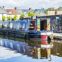 Buy canvas prints of Narrow Boat The Farrier by Steve Purnell