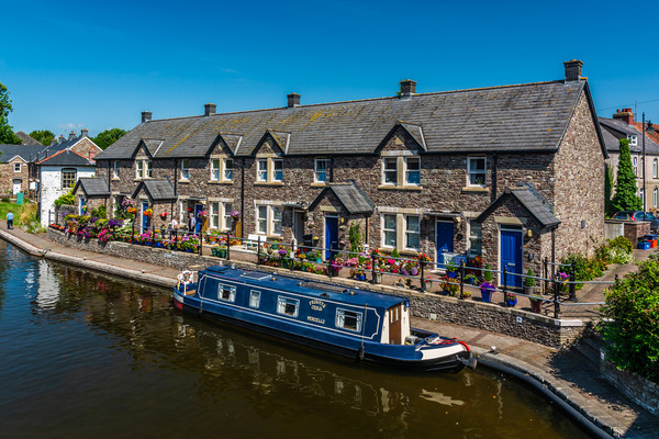 Glorious Brecon Canal Basin 1 Picture Board by Steve Purnell