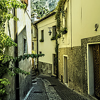 Buy canvas prints of Limone Back Streets by Steve Purnell