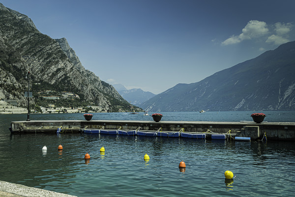 Lake Garda From Limone Picture Board by Steve Purnell