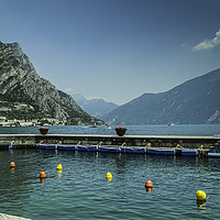 Buy canvas prints of Lake Garda From Limone by Steve Purnell