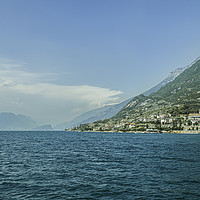 Buy canvas prints of Lake Garda View by Steve Purnell