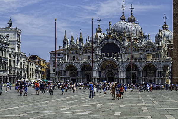 St Marks Basilica Picture Board by Steve Purnell
