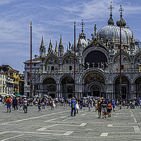 Buy canvas prints of St Marks Basilica by Steve Purnell