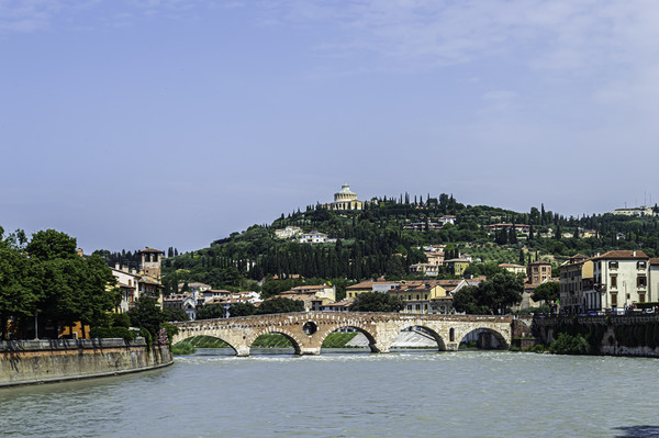 Ponte Pietra Picture Board by Steve Purnell