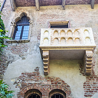 Buy canvas prints of Juliets Balcony Verona by Steve Purnell