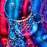Buy canvas prints of Oil On Water 8 by Steve Purnell