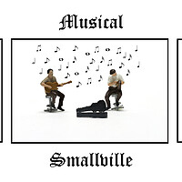 Buy canvas prints of Musical Smallville by Steve Purnell