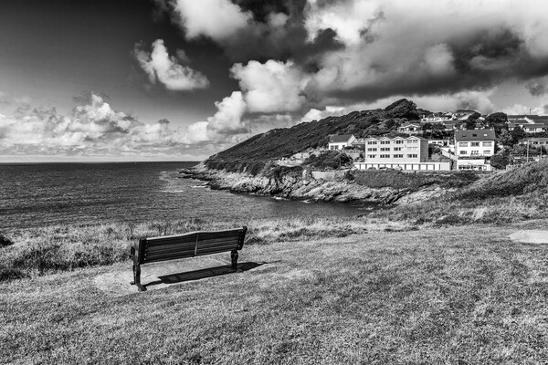 A View Over Limeslade Bay Picture Board by Steve Purnell