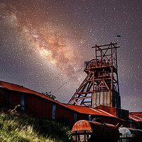 Buy canvas prints of Big Pit And The Milky Way by Steve Purnell