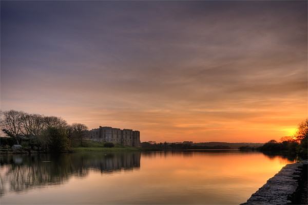 Carew Castle Picture Board by Steve Purnell