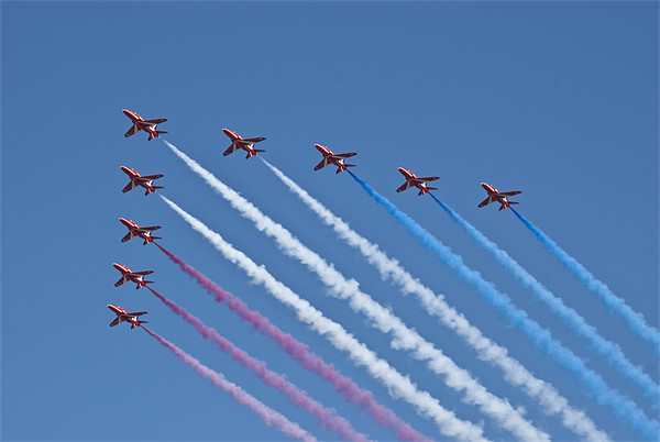 Red Arrows Picture Board by Steve Purnell