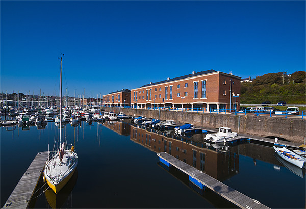 Milford Haven Marina Picture Board by Steve Purnell