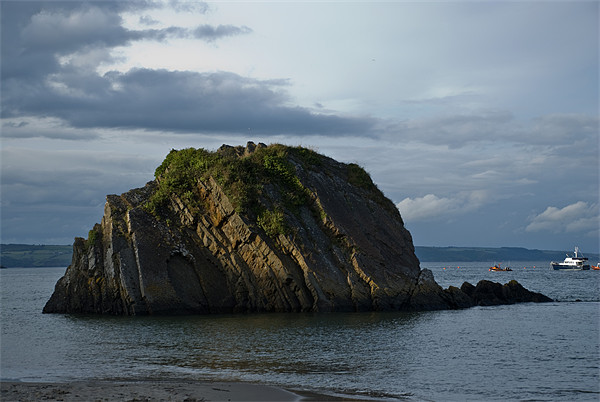 Goscar Rock, Tenby Picture Board by Steve Purnell