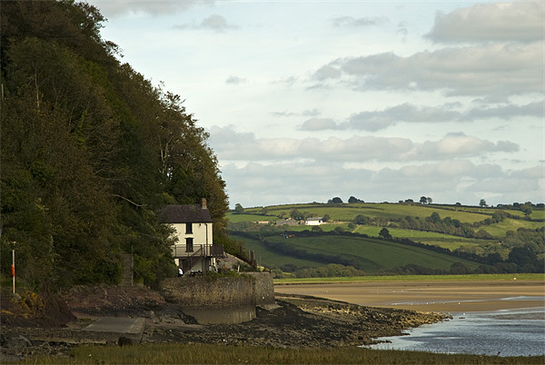The Boat House at Laugharne Picture Board by Steve Purnell