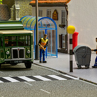 Buy canvas prints of Cleaning The Streets 2 by Steve Purnell