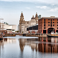 Buy canvas prints of Liverpools Albert Dock by Roger Green