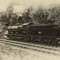 Buy canvas prints of Midland Railway 4F 0-6-0 Steam Engine by Roger Green