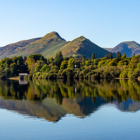 Buy canvas prints of Catbells over Derwentwater by Roger Green