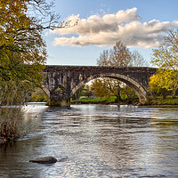 Buy canvas prints of Ouse Bridge over Lake Bassenthwaite. by Roger Green