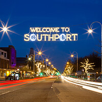 Buy canvas prints of Welcome to Southport by Roger Green
