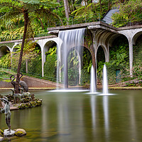 Buy canvas prints of Monte Palace Tropical Garden in Madeira by Roger Green