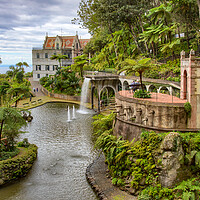 Buy canvas prints of Monte Palace Tropical Garden in Madeira by Roger Green