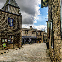 Buy canvas prints of Haworth Village by Roger Green