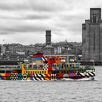 Buy canvas prints of The Dazzle Ferry by Roger Green