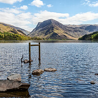 Buy canvas prints of Looking Down Buttermere by Roger Green