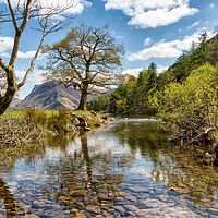 Buy canvas prints of Looking Up Buttermere Dubs by Roger Green