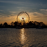Buy canvas prints of Southport Ferris Wheel by Roger Green
