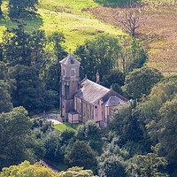 Buy canvas prints of Holy Trinity Church at Brathay by Roger Green
