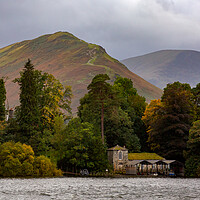 Buy canvas prints of Catbells Over Derwent Island by Roger Green