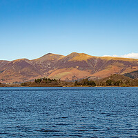 Buy canvas prints of Looking over Derwentwater to Skiddaw by Roger Green