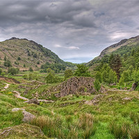 Buy canvas prints of Pathway to Watendlath Tarn by Roger Green
