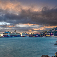 Buy canvas prints of The Port of Funchal by Roger Green