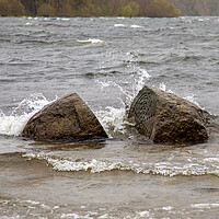 Buy canvas prints of Centenary Stone on a Windy Day by Roger Green